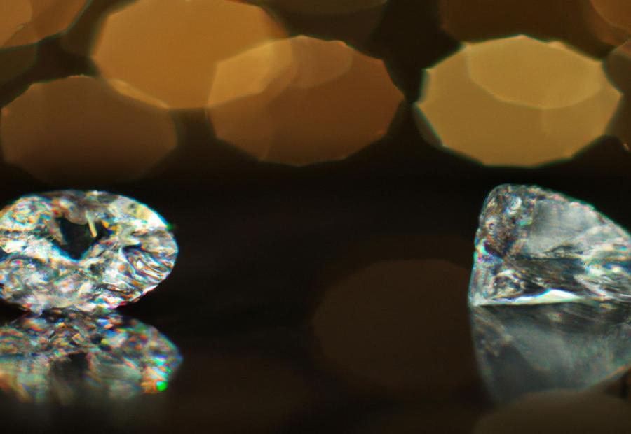 Comparison between lab grown and mined diamonds 